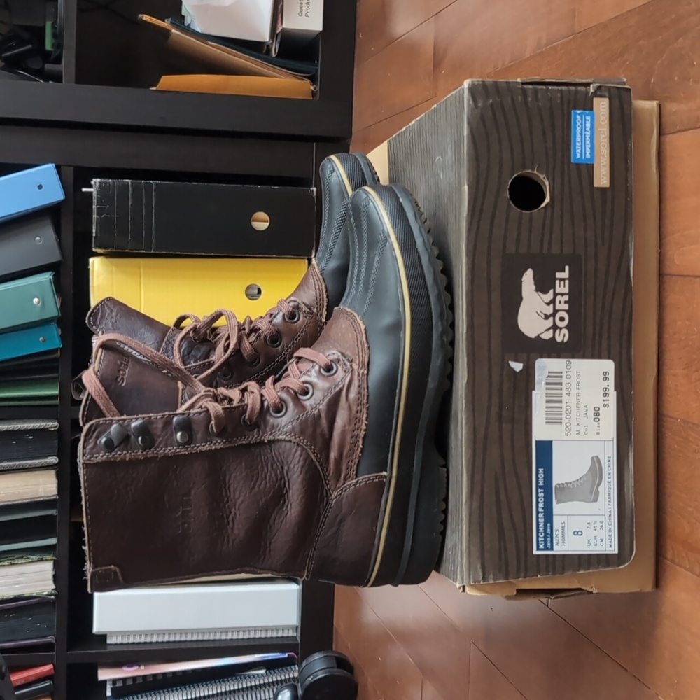 Sorel men's Kitchener Frost High Boots Size Size US 8